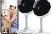 2K Indoor Camera,Owltron Home Security Camera for Baby &amp; Elder, Pet Camera with Motion Detection, Night Vision, 2-Way Talk WiFi Camera, Baby Monitor Works with APP &amp; Alexa- 2 Pack