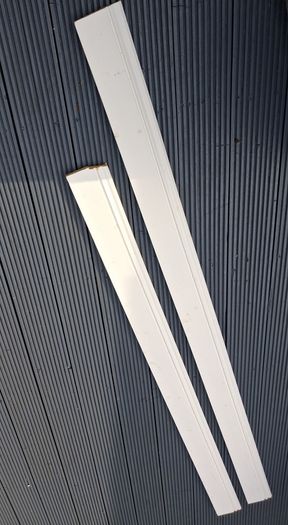 x2 Bundle - Prepainted Skirting Board - Length - 217cm x 12cm & 183cm x 12cm - RRP - 22.95 Each
