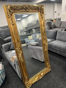 Large Mirror Ornate Regal Decorative