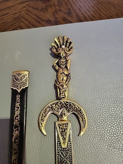 Letter opener damacene style