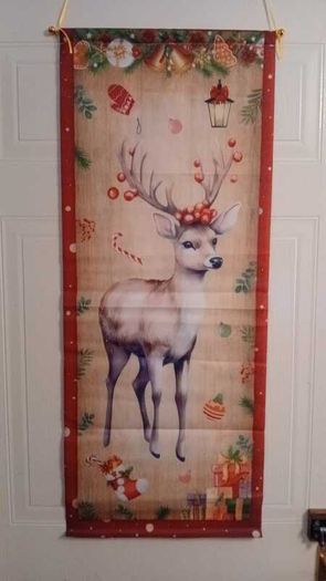 Christmas Hanging Flag