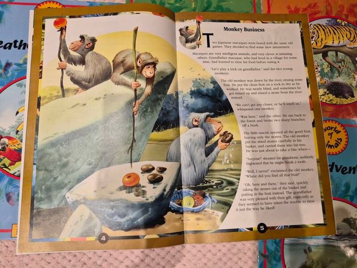 Vintage oversized Book World of Animals