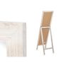 Free Standing Mirror Wood Natural Shabby Chic Image 2