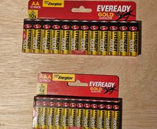 Pack Of  AA  & Pack Of  AAA Batteries New & Unopened