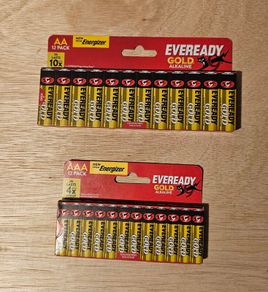 Pack Of  AA  & Pack Of  AAA Batteries New & Unopened