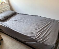 Single Bed mattress + metal frame