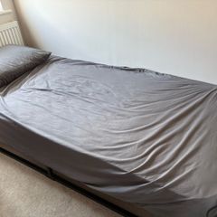 Single Bed mattress + metal frame