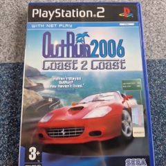Outrun 2006 Coast 2 Coast Ferrari Official Product PlayStation2 Ps2 Games Original