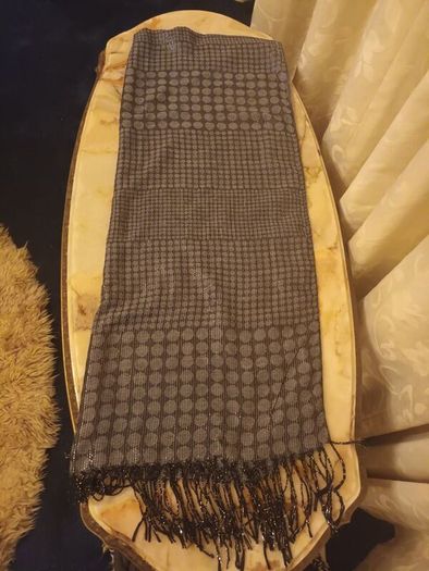Grey Pashmina/Shawl/Beach Wrap