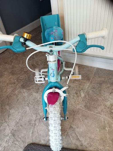 Kids frozen bike size 12 inch wheels.