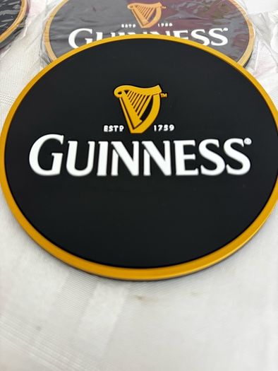 guinness rubber coasters