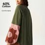 Fab Bohemela Khaki Sweatshirt Size XL Image 7