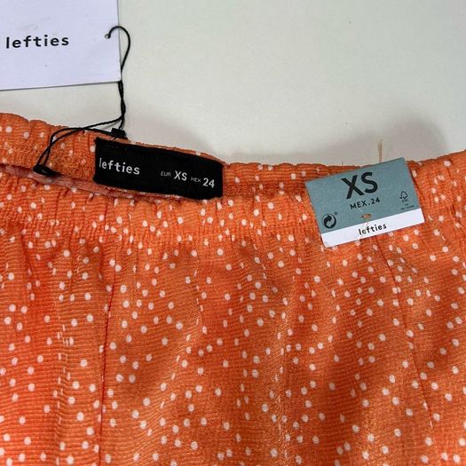 Orange Mini skirt