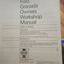 Ford Grenada Owners Workshop Manual. Large Volume Hardback In Good Condition. Image 8