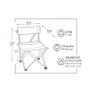 2 Folding Camping Chairs QUECHUA Decathlon Image 2