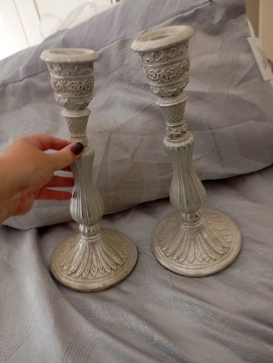 candle sticks x2