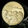 Rolling Stones Coloured/ Gold Plated Commerative Coin Image 2