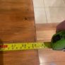 Beautiful heavy solid wooden unit and matching mirror Image 6