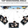FREE EXPRESS SHIPPING Projector Screen and Stand, Projector Screen 100 Inch 4k HD, Outdoor Projector Screen 16 9 Wrinkle Free Design for Backyard Movie Night And (Easy to Clean 160 Degree Viewing Angle A Carry Bag) Image 4
