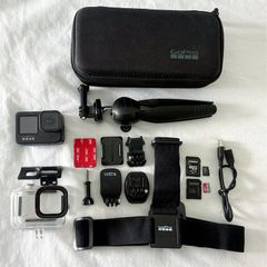 GoPro HERO 9 Black + Full Accessories Bundle + 2 MicroSD Cards (192GB)