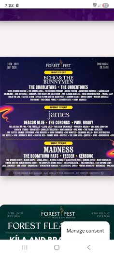 Forest Fest saturday family ticket