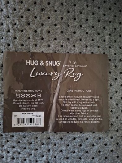 Large Cavailia Hug & Snug Luxury Rug 2.9m x 2metres