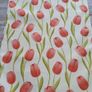 Table Runner "Tulips" - Spring, Easter table runner. Image 6