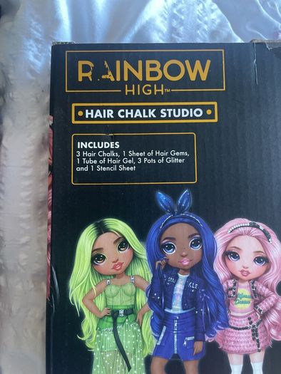 Rainbow High - Tie Dye set and Hair Chalk Studio