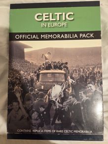 Celtic In Europe Official Memorabilia Pack