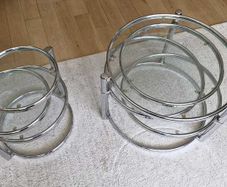 glass top coffee table