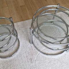 glass top coffee table