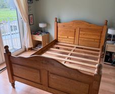 Free Wooden Double Bed