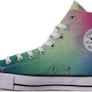 UK M9/W11 Converse Unisex Chuck Taylor All Star Psychedelic Hoops Tie-Dye High Top Casual Shoes Image 3