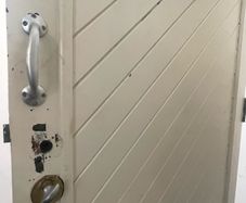 solid exterior door