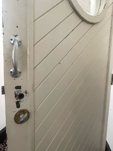 solid exterior door