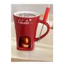 4in1 Heart Melting Set for Chocolate, Marshmellows, Hot Brandy & more - ideal gift Image 2
