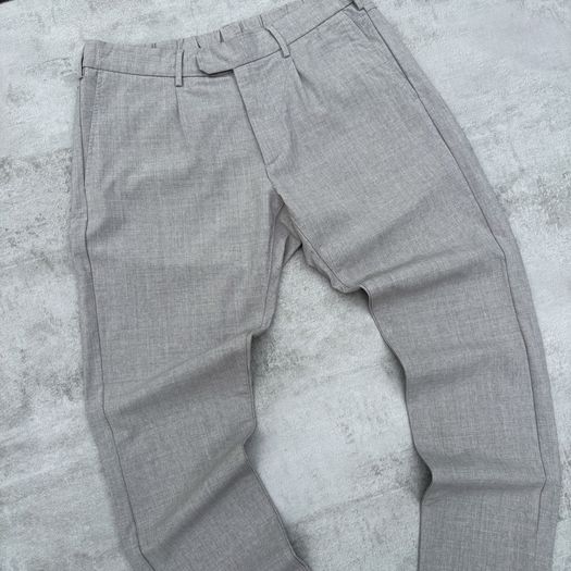 Grey eleventy wool trousers