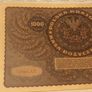 1000 Marek Polskich 1919 Huge note in very nice condition Image 8