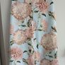 Warehouse light blue pink flower bee print lined skirt Image 5