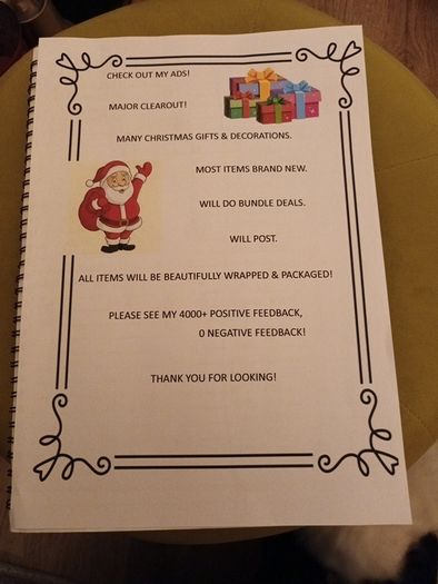 Christmas Clearout