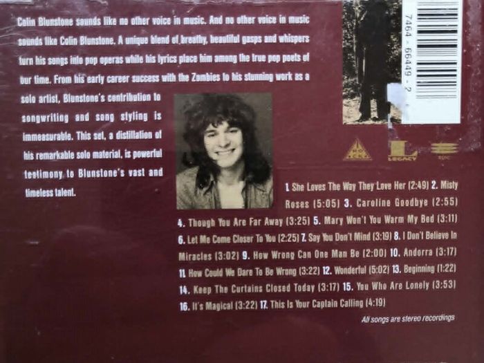 Some Years: It's The Time of Colin Blunstone CD