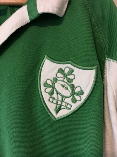 Ireland Rugby Jersey. Triple Crown Winning Jersey Year 2007. Official Canterbury IRFU Home Jersey. Authentic Original From The Time. Not A Modern Day Remake.