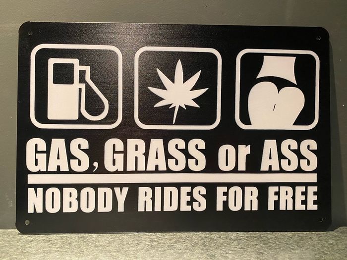 Funny man cave Tin Metal sign