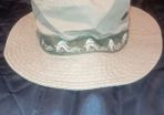 Khaki dragon wrap bucket hat