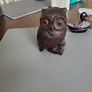 Owl carved wood Image 6
