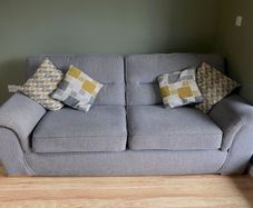 Harvey Norman Sofa. 3 Seats and 4 Cushions Included