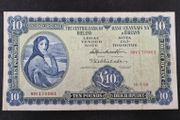Ireland 1968 Lady Lavery 10 Pound Banknote