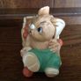 Vintage stonecraft  Pendelfin Rabbit Ornament Barrow Boy Image 2