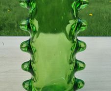 Polish art glass vase "Futura," designed by Erika Trzewik-Dorst.