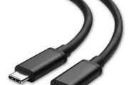 New 1m USB Type C Male to USB Type C Male Data Extension Sync Black Cable #1147